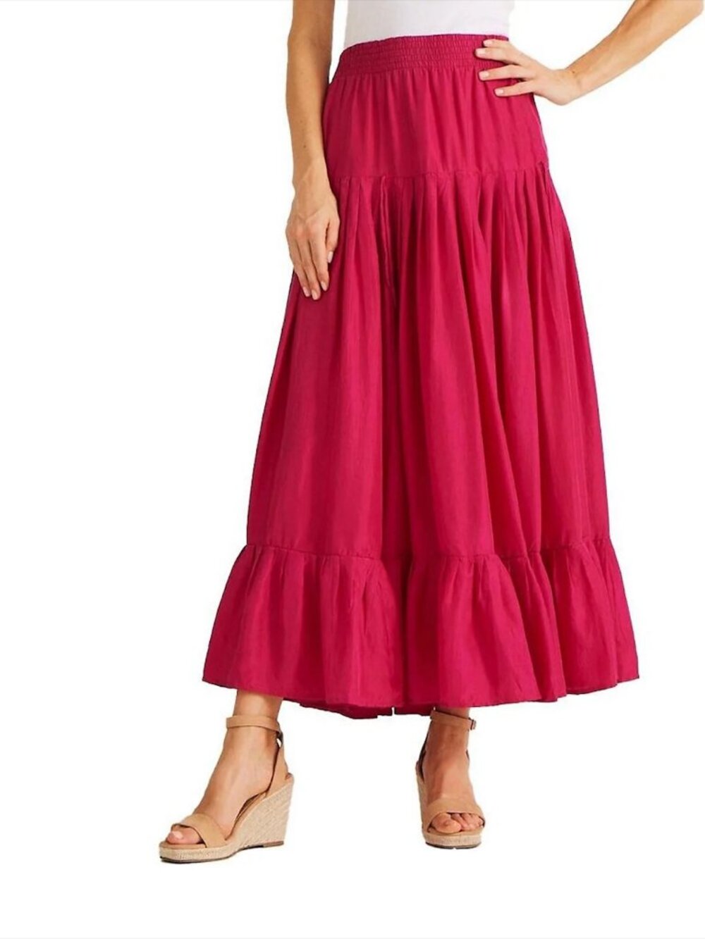 Calypso St. Barth Parachute Skirt NWT Magenta